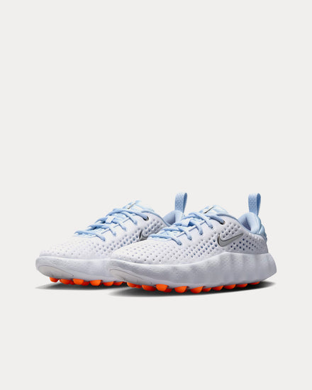 Nike Mind 002 Football Grey / Hydrogen Blue / Hyper Crimson / Chrome Pregame Shoes - 3