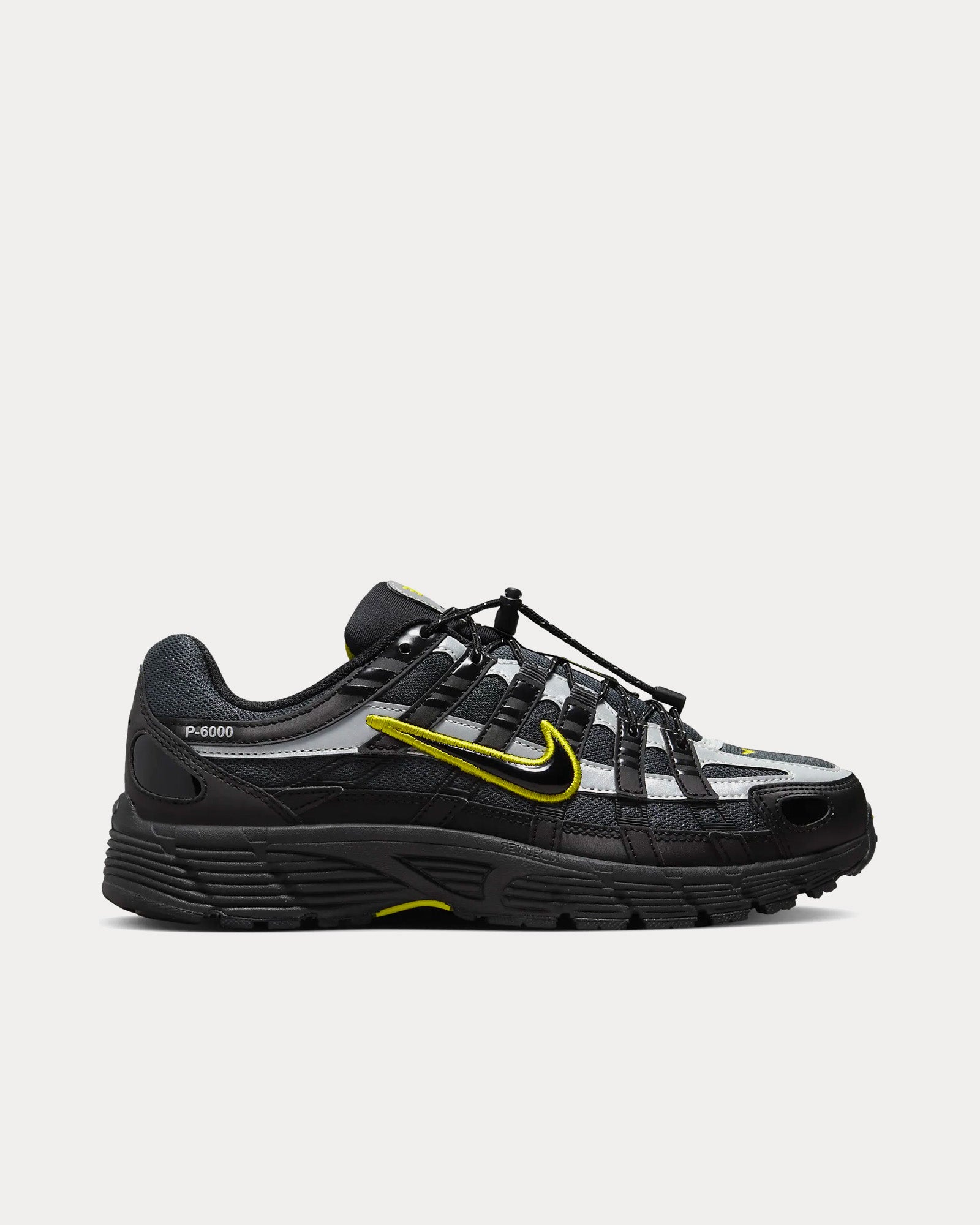 Nike P 6000 Anthracite High Voltage Metallic Silver Black Low Top Sneakers Sneak in Peace