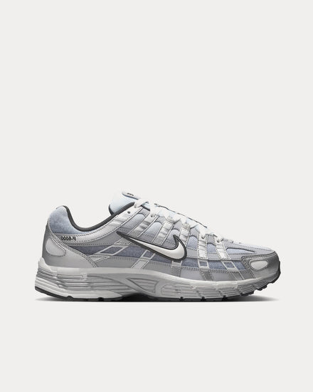 Nike P-6000 Metallic Silver / Wolf Grey / Anthracite / Summit White Low Top Sneakers - 1