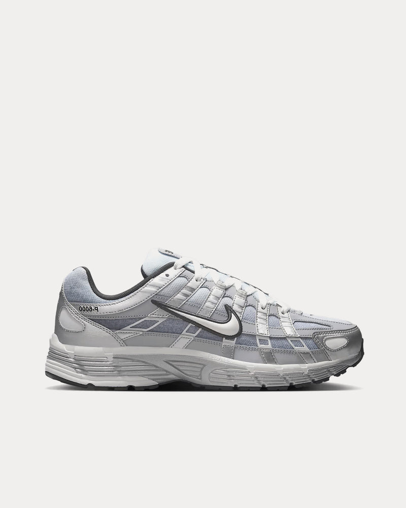 Nike P-6000 Metallic Silver / Wolf Grey / Anthracite / Summit White Low Top Sneakers - 1