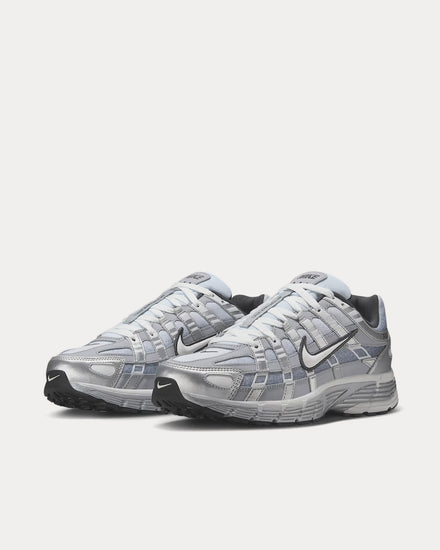 Nike P-6000 Metallic Silver / Wolf Grey / Anthracite / Summit White Low Top Sneakers - 3