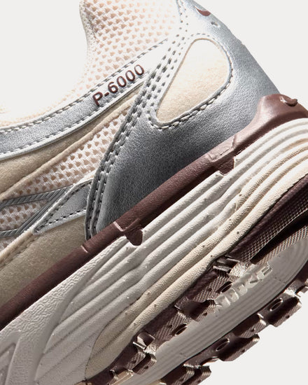 Nike P-6000 Phantom / Metallic Silver / Light Orewood Brown / Tattoo  Low Top Sneakers - 6