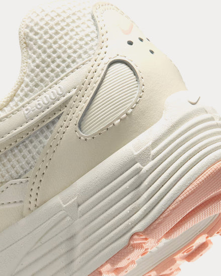 Nike P-6000 Sail / Soft Pearl / Arctic Orange Low Top Sneakers - 6