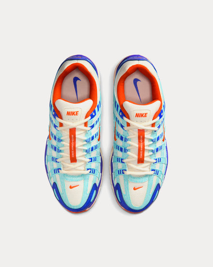 Nike P-6000 Summit White / Racer Blue / Guava Ice / Safety Orange Low Top Sneakers - 2