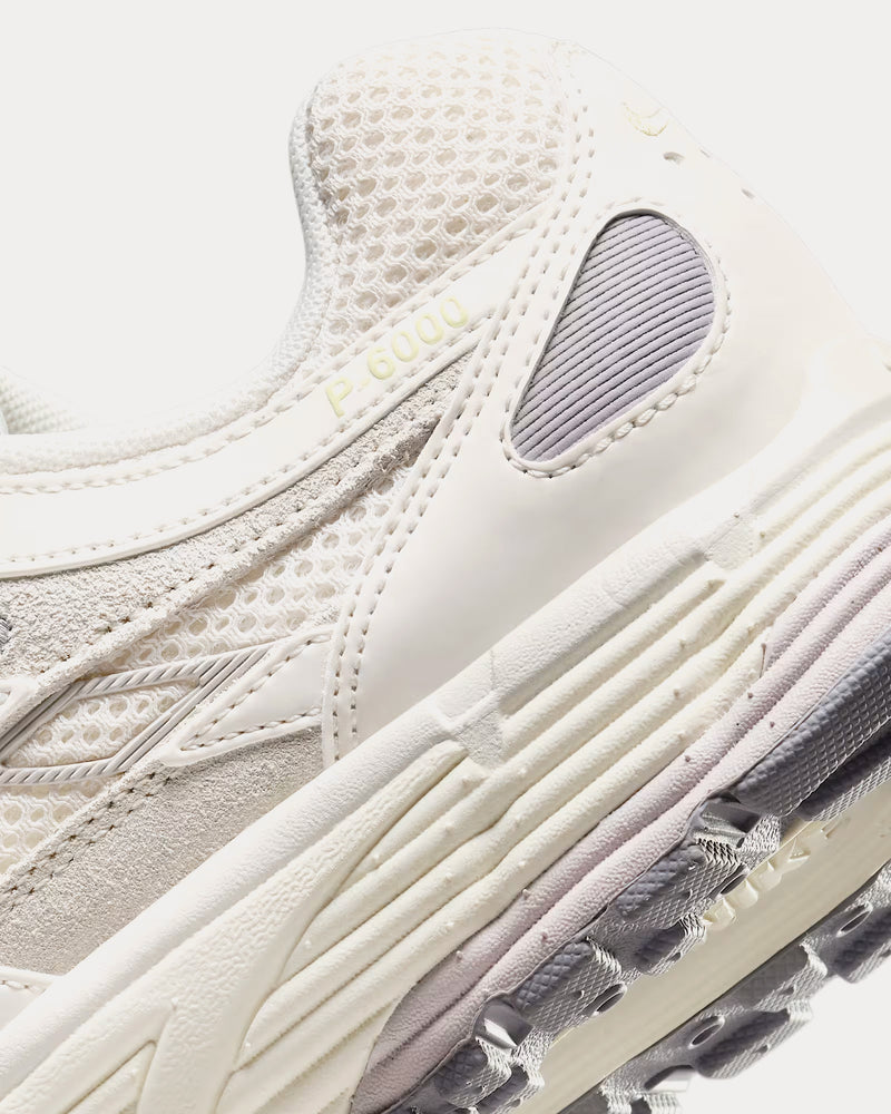 Nike P-6000 Premium Light Bone / Cement Grey / Platinum Violet / Platinum Violet Low Top Sneakers - 2