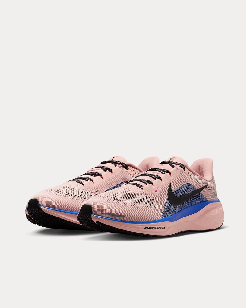 Nike Pegasus 41 Washed Coral / Racer Blue / Hyper Pink / Black Running Shoes - 3