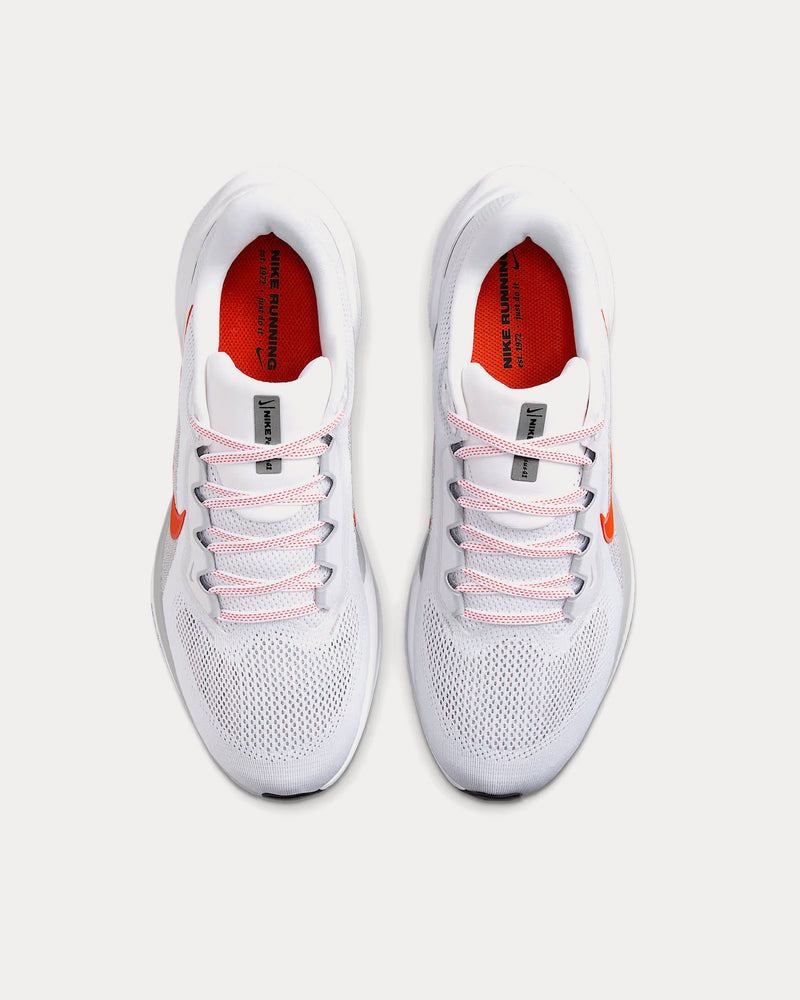 Nike Pegasus 41 White / Wolf Grey /  Black / Picante Red Running Shoes - 2