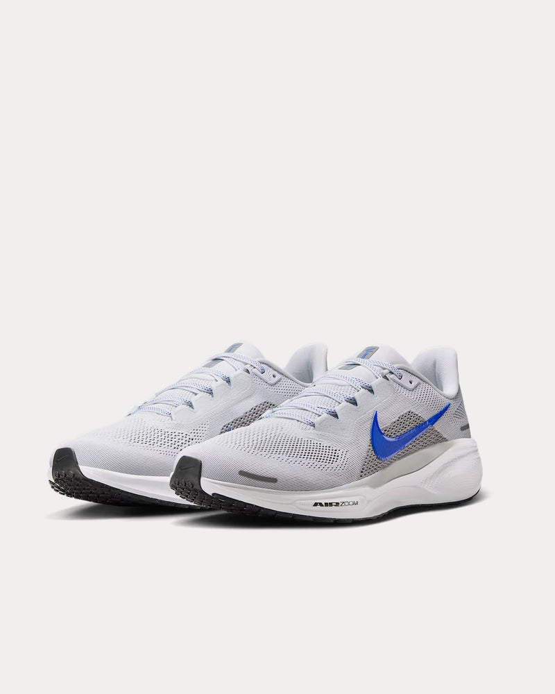 Nike Pegasus 41 White / Wolf Grey / Pure Platinum / Racer Blue Running Shoes - 3