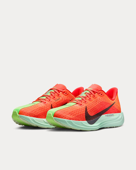 Nike Pegasus Plus Bright Crimson / Lime Blast / Mint Foam / Cave Purple Running Shoes - 3