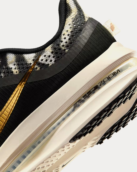 Nike Pegasus Premium 'Zebra' Black / Phantom / Dark Hazel / Metallic Gold Running Shoes - 5