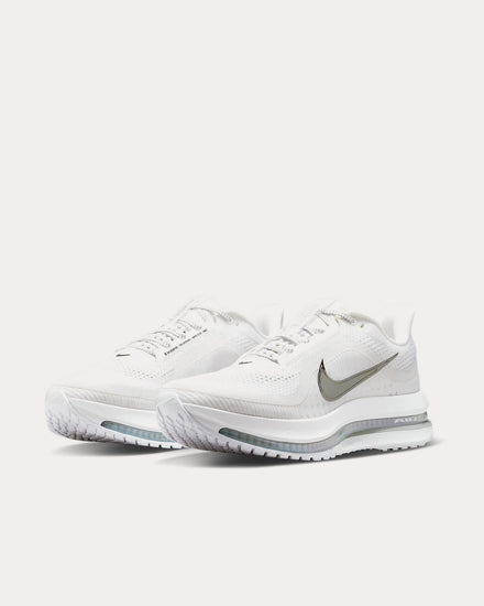 Nike Pegasus Premium White / Metallic Silver / Metallic Silver Running Shoes - 3