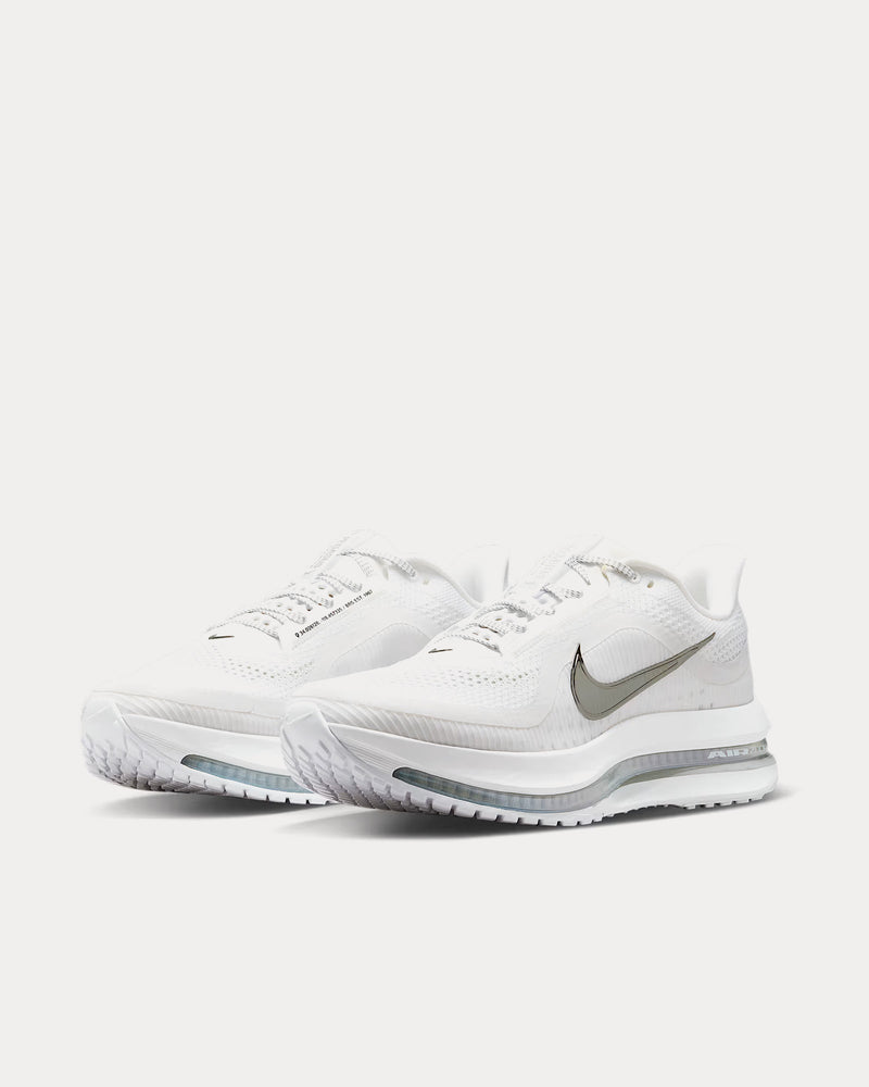 Nike Pegasus Premium White / Metallic Silver / Metallic Silver Running Shoes - 3