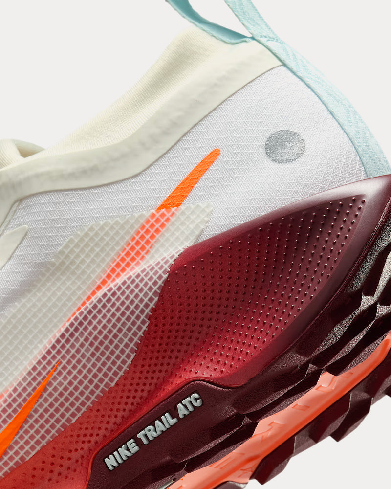 Nike Pegasus Trail 5 Gore-Tex Sail / Glacier Blue / Dark Team Red / Hyper Crimson Running Shoes - 5