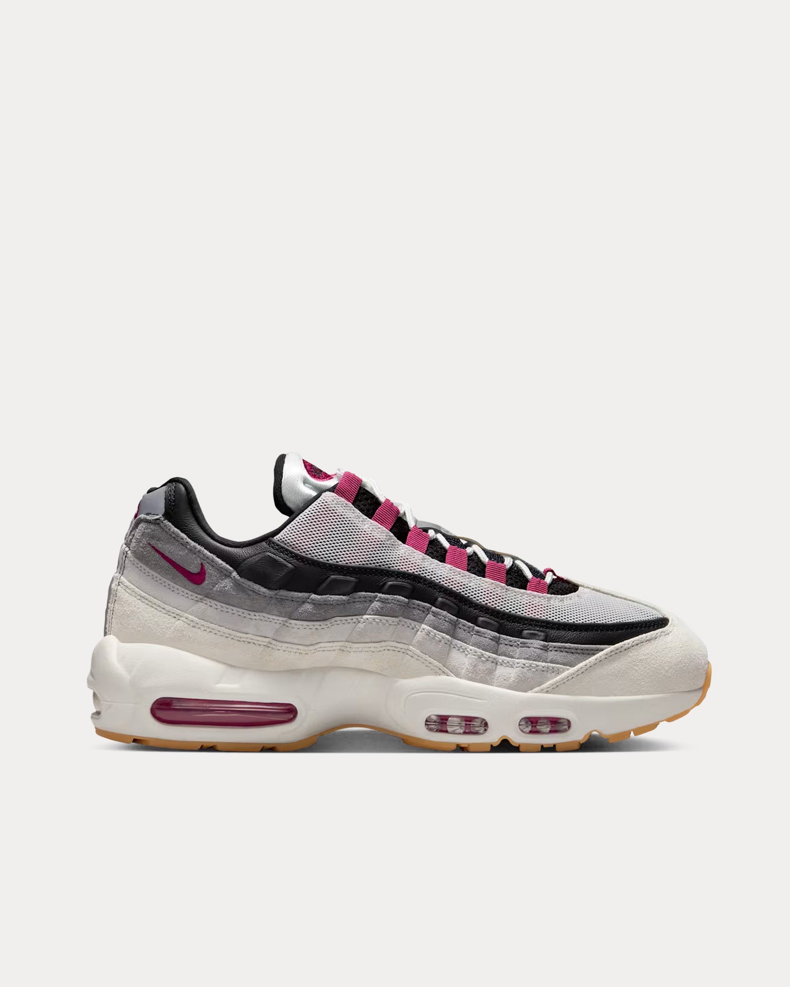 靴 Nike Air Max 95 SummitWhiteCactus Flower Nike Men's SB Air Max 95 Summit White / Cactus Flower Low Top Sneakers