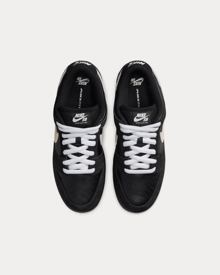 Nike SB Dunk Low Pro Black / White Low Top Sneakers - 2