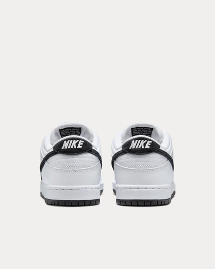 Nike SB Dunk Low Pro White / Black Low Top Sneakers - 4