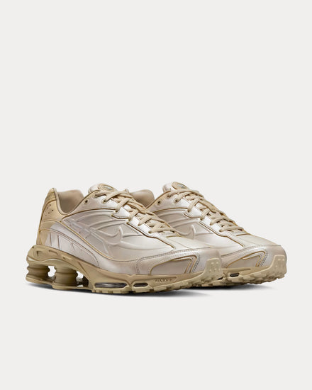 Nike Shox Ride 2 Metallic Silver / Desert Khaki Low Top Sneakers - 3