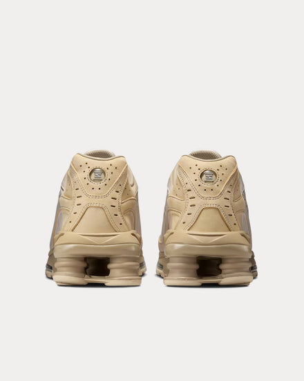 Nike Shox Ride 2 Metallic Silver / Desert Khaki Low Top Sneakers - 4