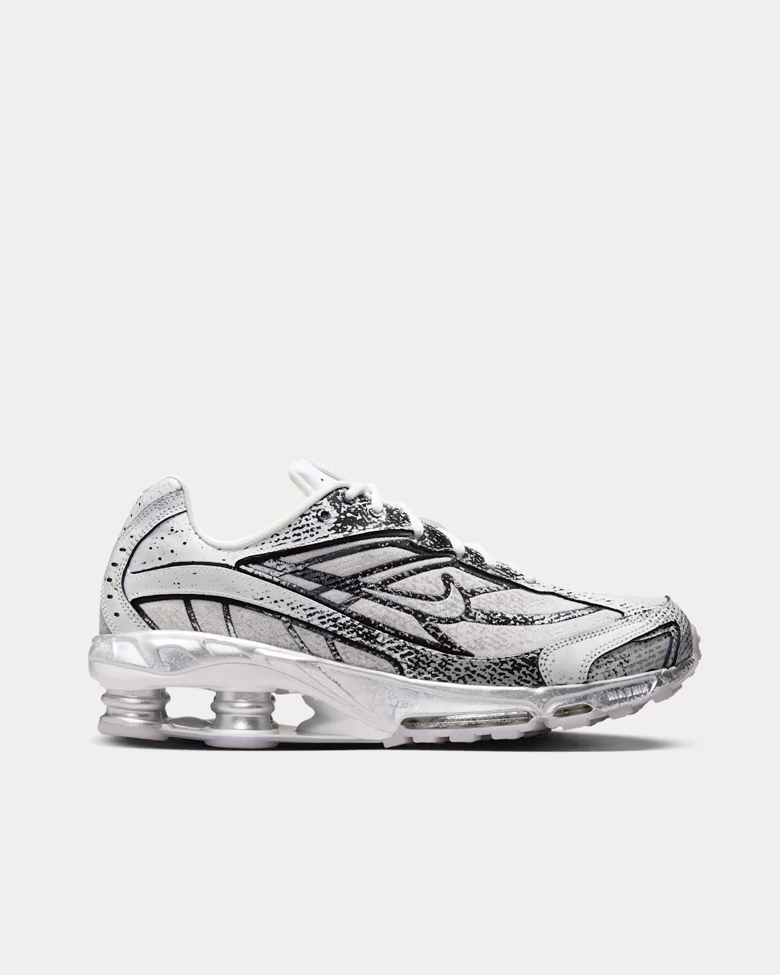 NIKE SHOX RIDE 2 メタリックプラチナム 29センチ Nike Unisex Shox Ride 2 Metallic Platinum Low Top Sneakers