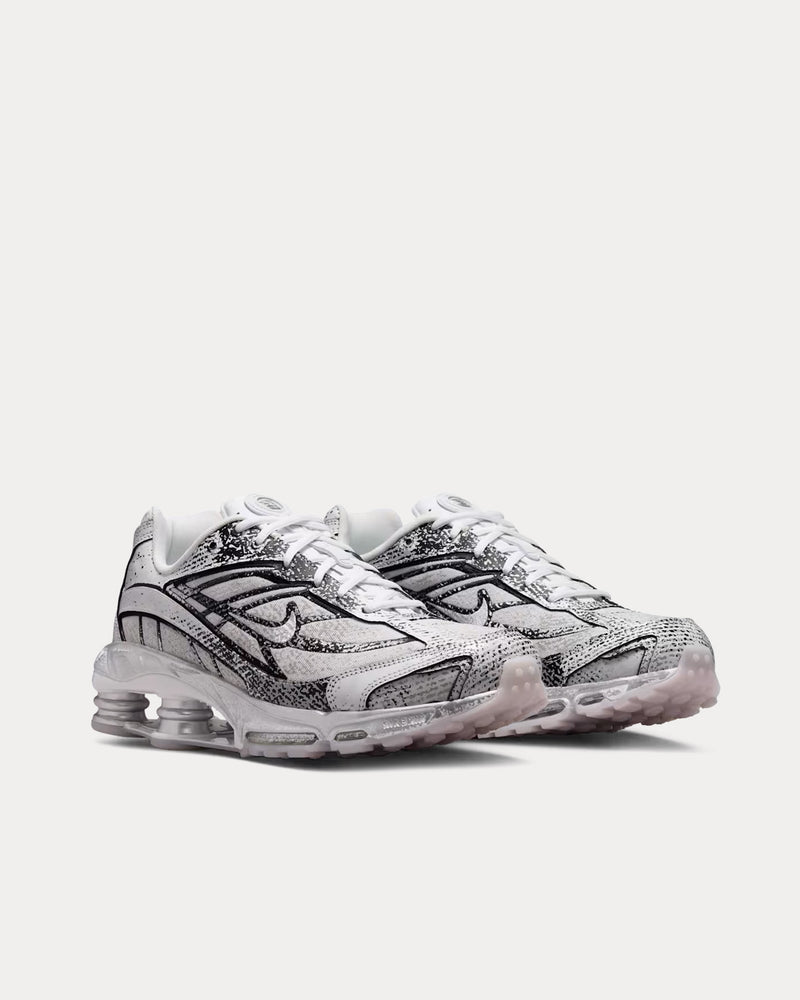 Nike Shox Ride 2 Metallic Platinum Low Top Sneakers - 3