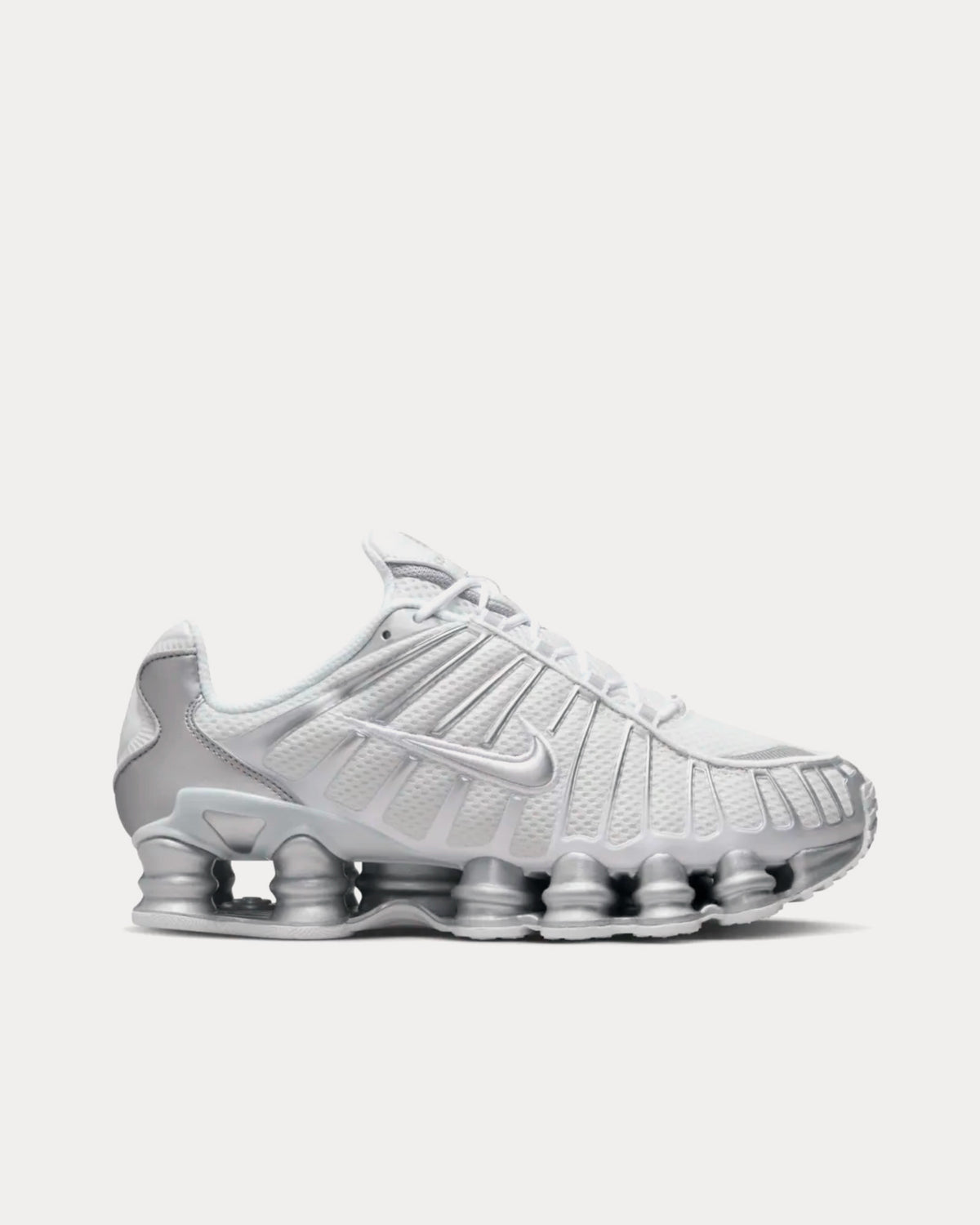 Nike Shox TL Metallic Silver Low Top Sneakers - Sneak in Peace