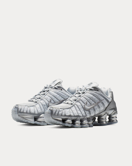 Nike Women's Shox TL Pure Platinum / Chrome Low Top Sneakers