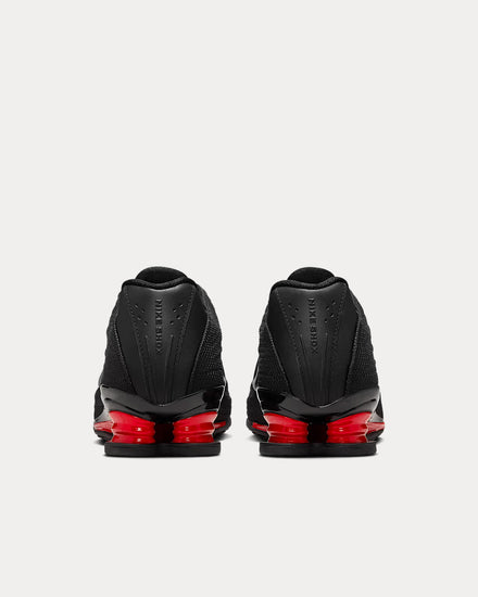 Nike Shox Z Black / University Red / Black Low Top Sneakers - 4