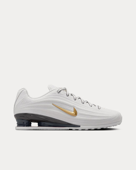 Nike Shox Z White Metallic Low Top Sneakers - 1