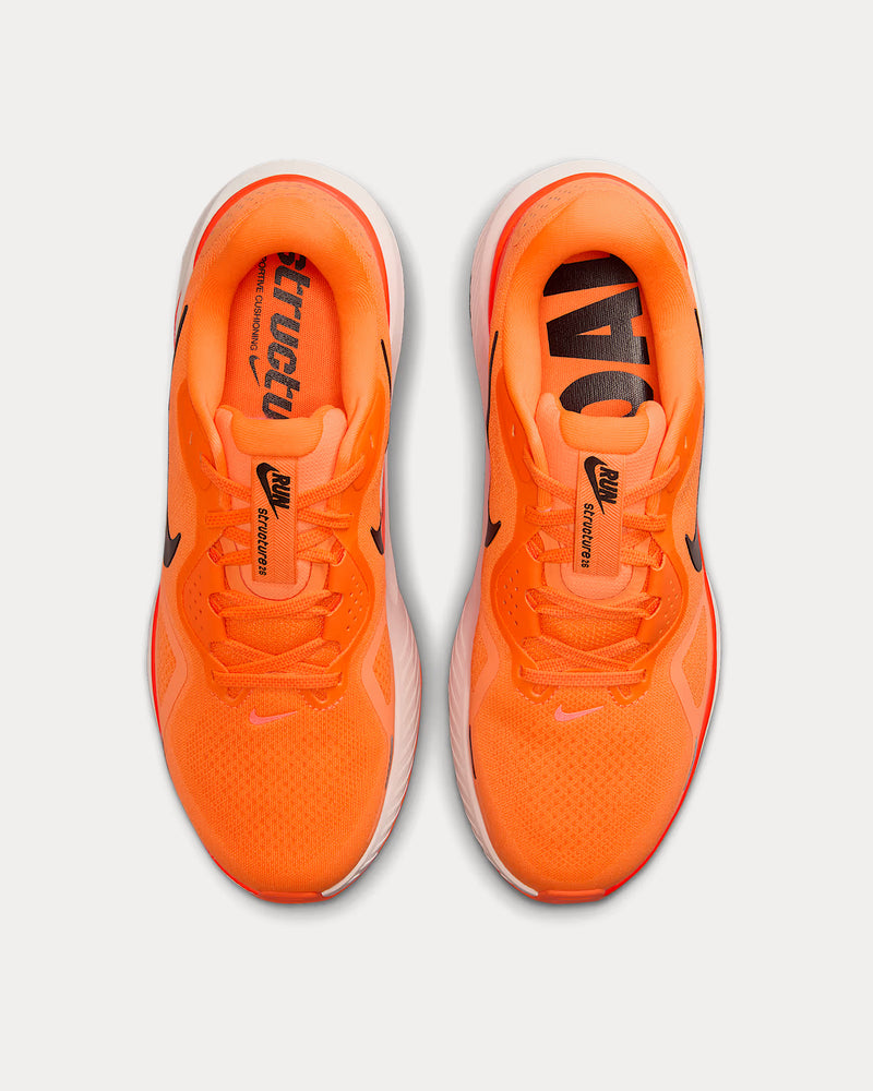 Nike Structure 26 Total Orange / Total Crimson / Chalk / Black Running Shoes - 2