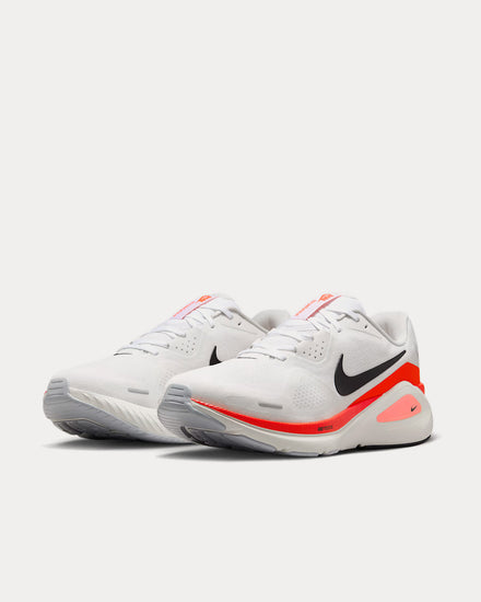 Nike Structure 26 White / Bright Crimson / Photon Dust / Black Running Shoes - 3