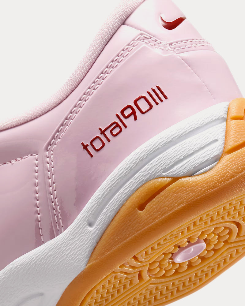 Nike Total 90 Pink Foam / White / Gum Light Brown / Team Red Low Top Sneakers - 5
