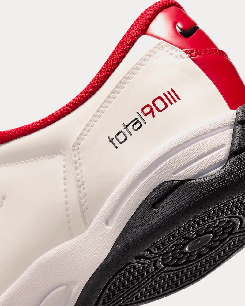 Nike Total 90 White / Gym Red / Black Low Top Sneakers - 5