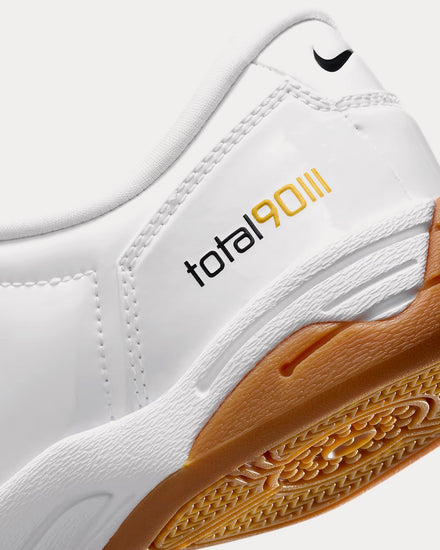 Nike Total 90 White / White / Metallic Gold / Black Low Top Sneakers - 5