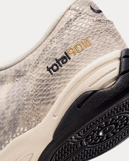 Nike Total 90 SE Pale Ivory / Pale Ivory / Black / Black Low Top Sneakers - 5
