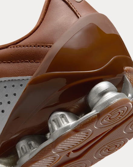 Nike Total 90 Shox Magia Pecan / Metallic Silver Low Top Sneakers - 5