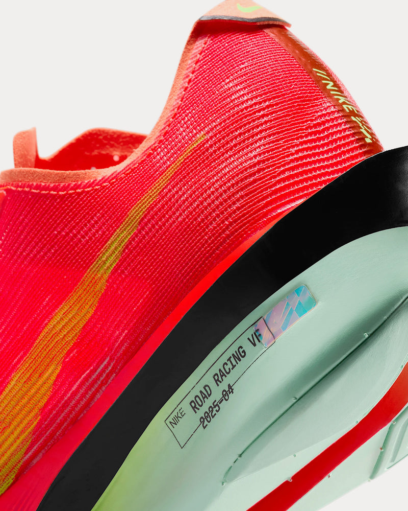 Nike Vaporfly 4 Bright Crimson / Mint Foam / Cave Purple / Lime Blast Running Shoes - 5