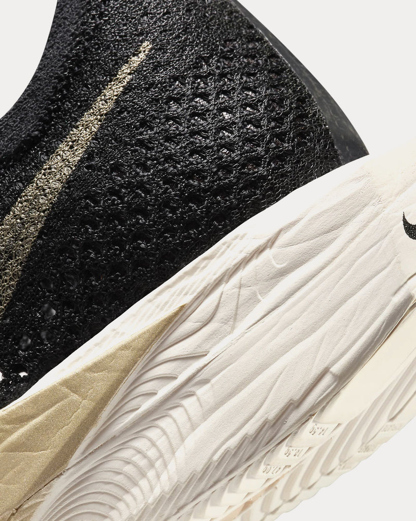 Nike Vaporfly 3 Black / Black / Oatmeal / Metallic Gold Grain Running Shoes - Sneak in Peace