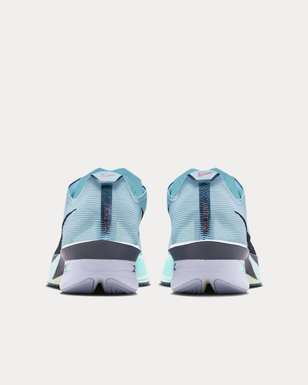 Nike Vaporfly 4 Glacier Blue / Blue Tint / Amethyst Tint / Gridiron Running Shoes - 4