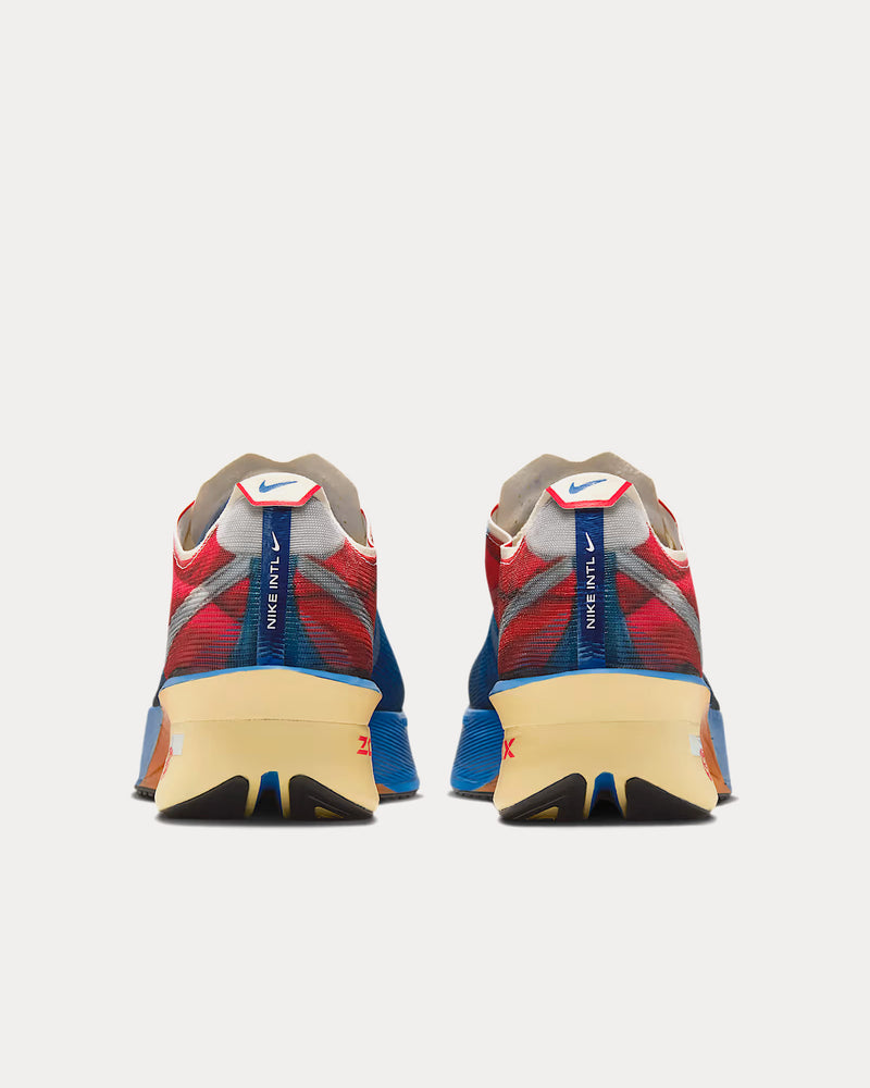 Nike Vaporfly 4 Multi-Color / Mountain Blue / Fire Red / Clear Running Shoes - 4