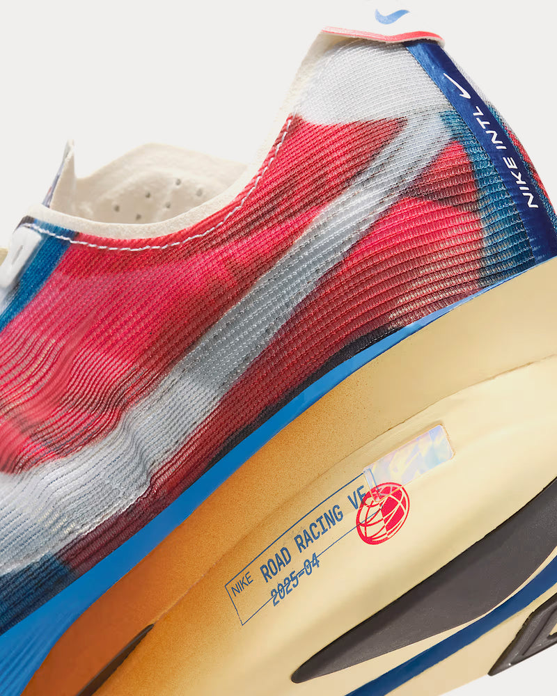 Nike Vaporfly 4 Multi-Color / Mountain Blue / Fire Red / Clear Running Shoes - 5