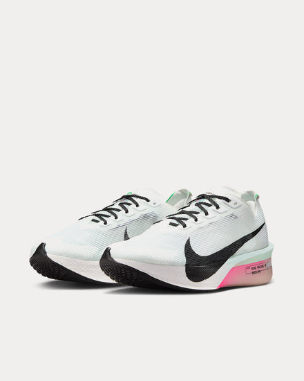 Nike Vaporfly 4 White / Hyper Pink / Mint Foam / Black Running Shoes - 3