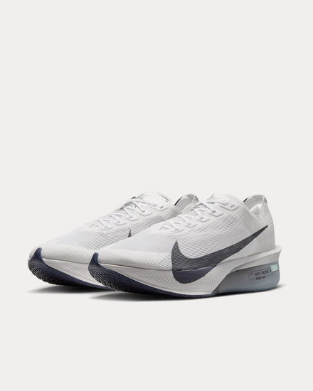 Nike Vaporfly 4 White / Obsidian Mist / Pure Platinum / Gridiron Running Shoes - 3