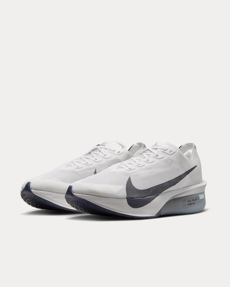 Nike Vaporfly 4 White / Obsidian Mist / Pure Platinum / Gridiron Running Shoes - 3
