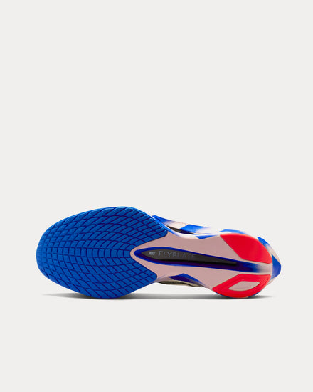 Nike Vaporfly 4 White / Racer Blue / Silt Red / Black Running Shoes - 5