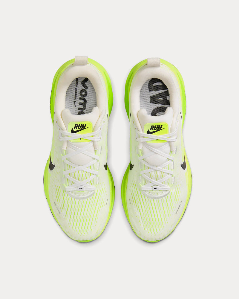 Nike Vomero 18 White / Electric Green / Volt / Black Running Shoes - 2