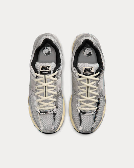 Nike Zoom Vomero 5 Grey Fog / Metallic Silver / Coconut Milk / Chrome Low Top Sneakers - 2