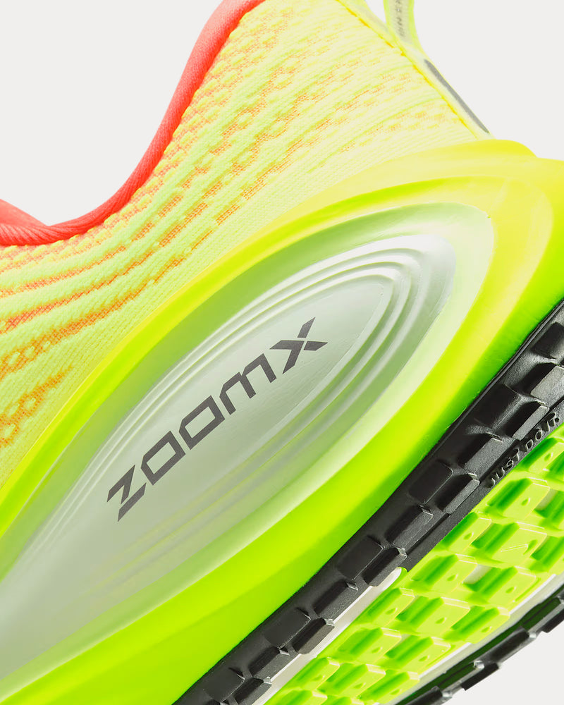 Nike Vomero Plus Bright Mango / Volt / Barely Volt / Metallic Dark Grey Running Shoes - 5