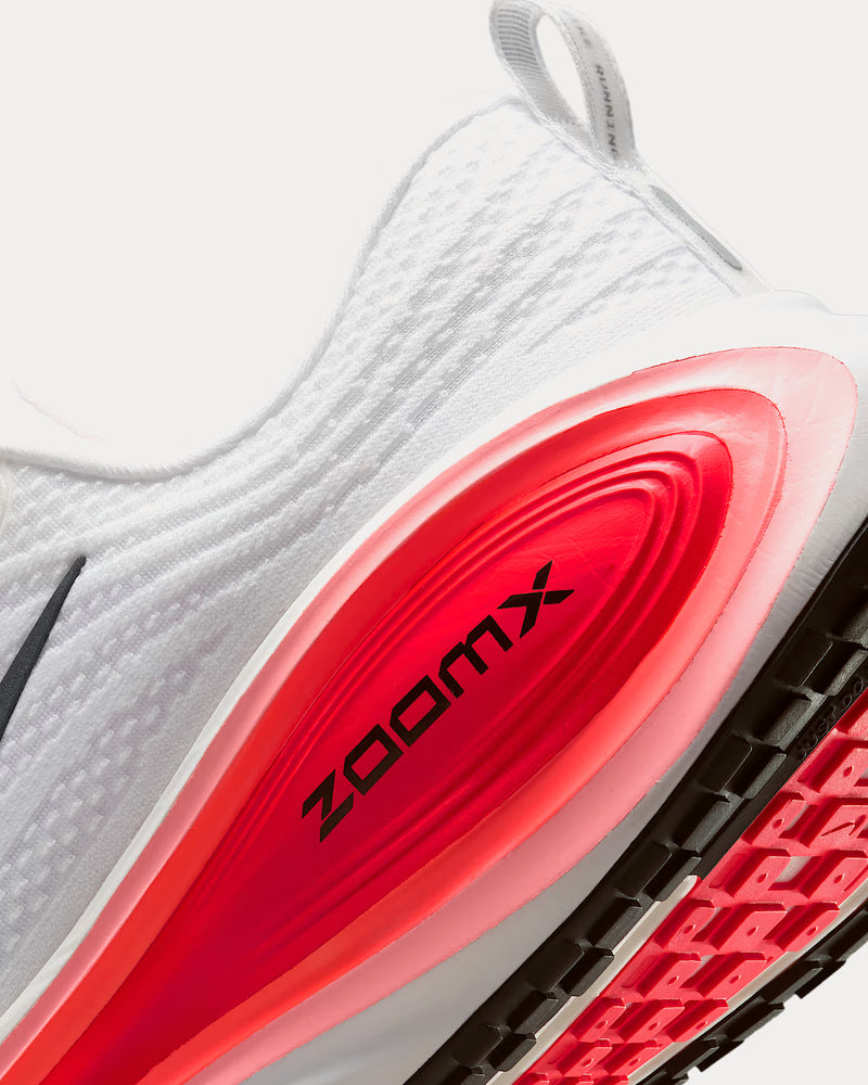 Nike Vomero Plus White / Bright Crimson / Metallic Silver / Black Running Shoes - 5