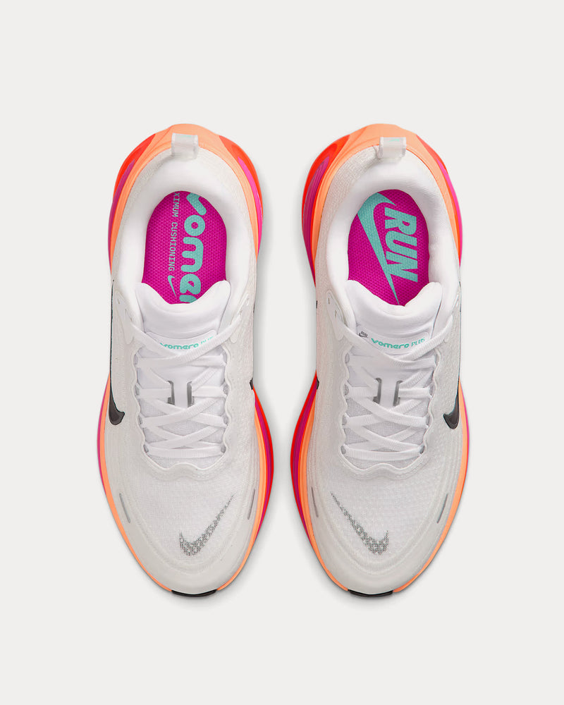 Nike Vomero Plus White / Fire Pink / Hyper Crimson / Black Running Shoes - 2