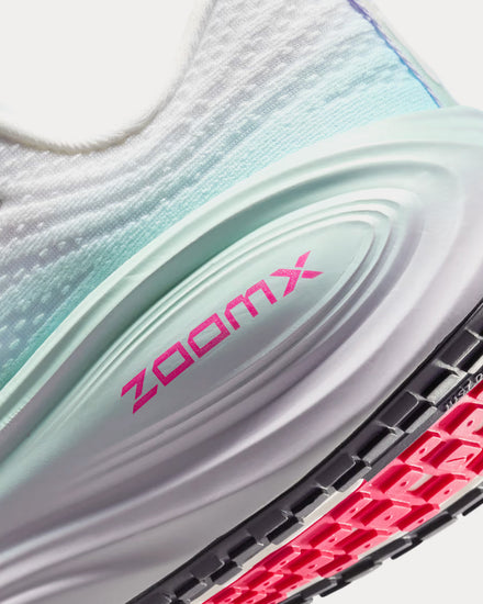 Nike Vomero Plus White / Multi-Color / Glacier Blue / Dark Raisin Running Shoes - 5